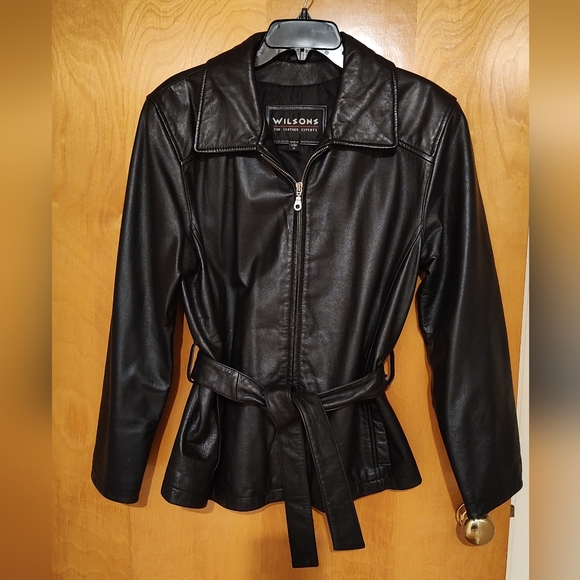 Wilson Belted Leather Jacket - Picture 2 of 11